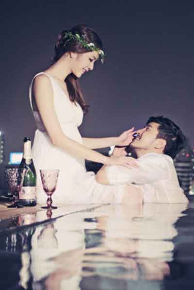 恒温湖景-水上婚纱